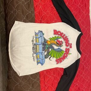 1981 RARE The Rolling Stones ZZ Top Fabulous Thunderbirds Concert Jerseyshirt